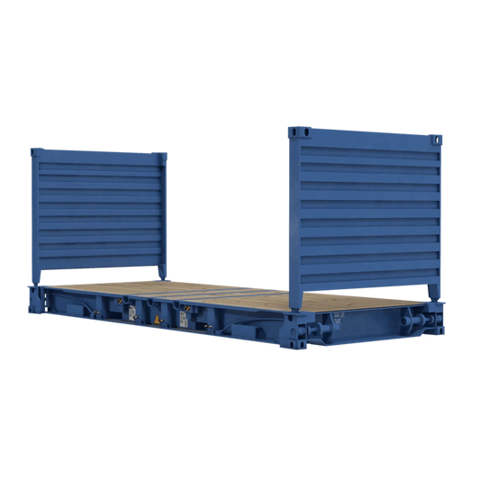 20ft flat rack shipping container heavy load platform 01.webp