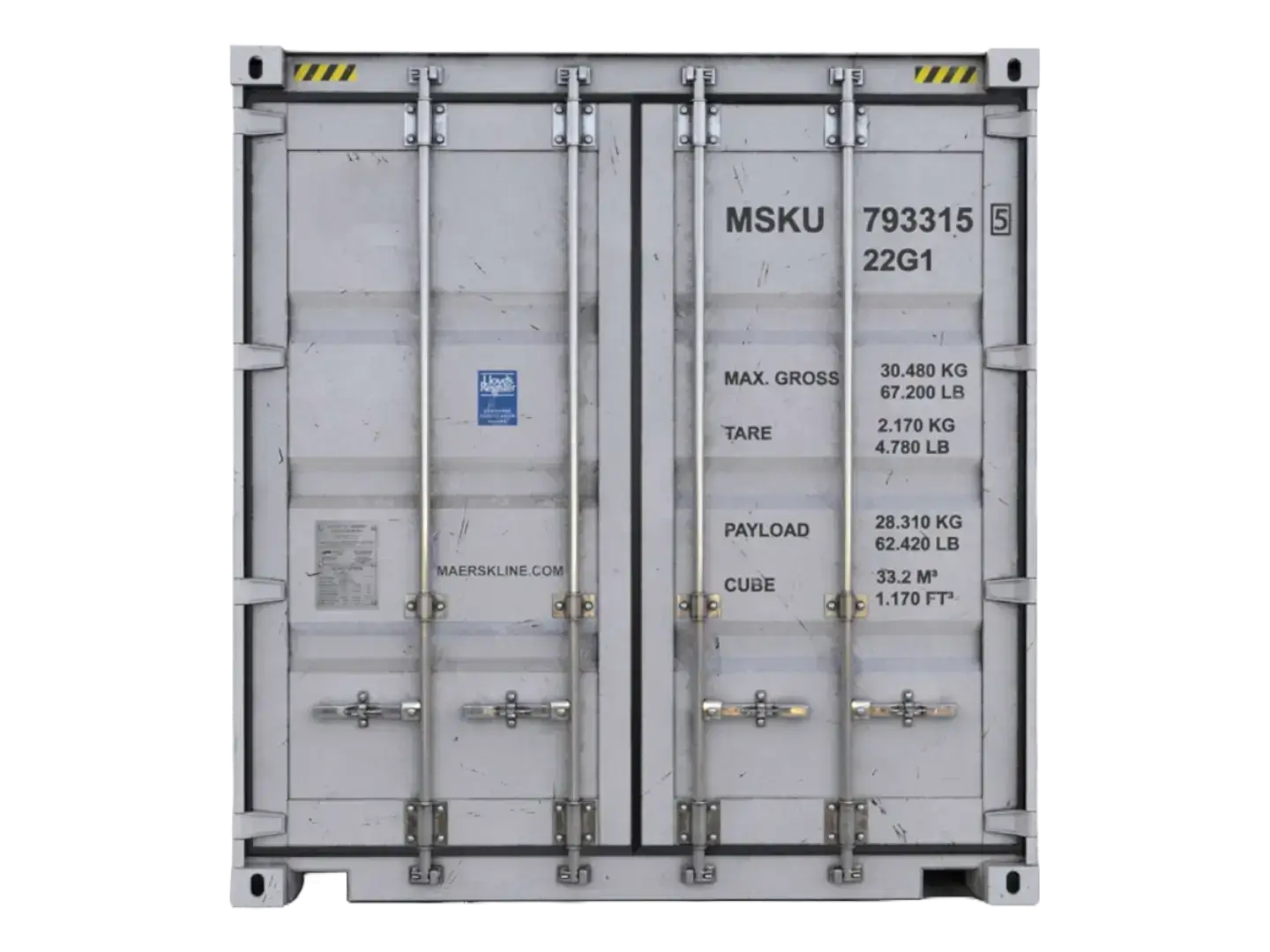 20ft High Cube Double-door Tunnel Container