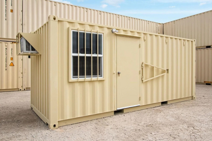 20ft Mobile Office Shipping Container with Storage (20STMOS)