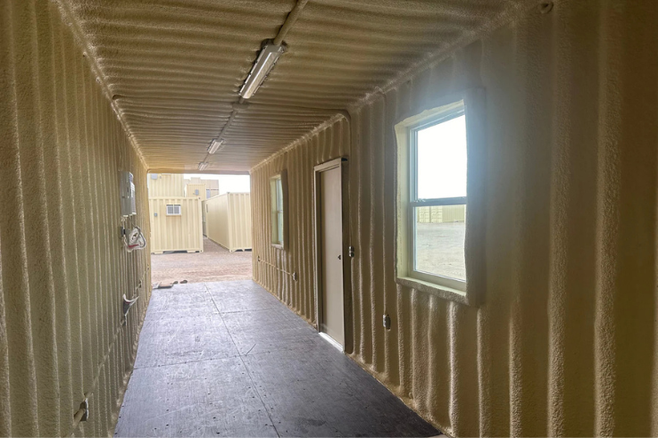 40ft Shipping Container Office (Insulated / No Siding) (40HCOFI)