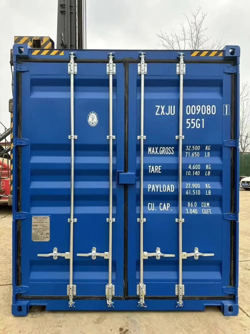 New 45‑ft High Cube Shipping Container – Bold Blue Finish