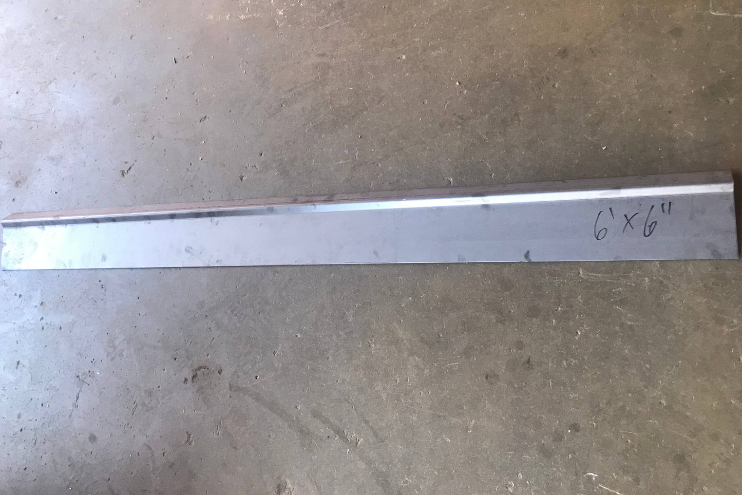 import placeholder for shipping container roll up door threshold plate