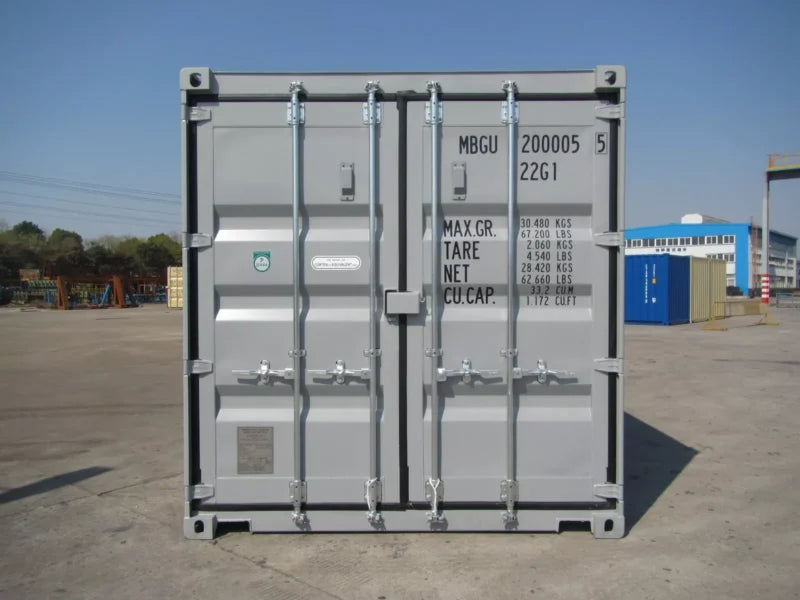 Grey New build 20ft Shipping Container